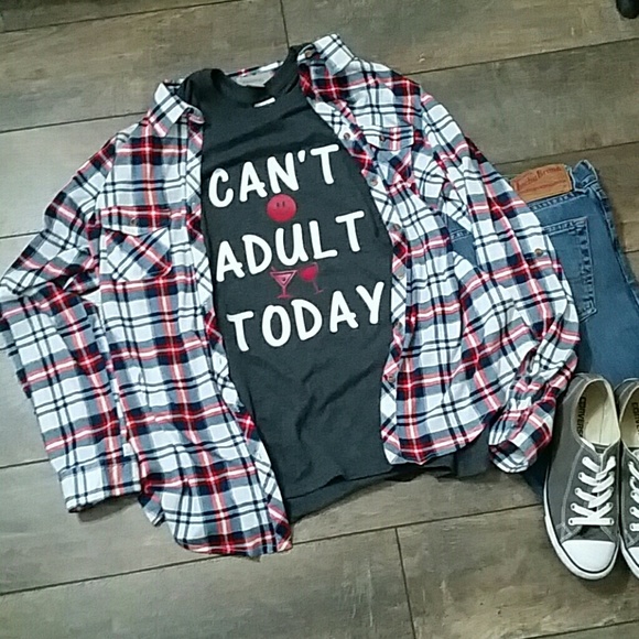 Can't Adult Today Custom Graphic Tee - Picture 3 of 5